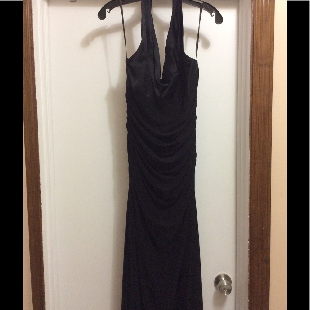 Laundry by Shelli Segal Black Jersey gown
